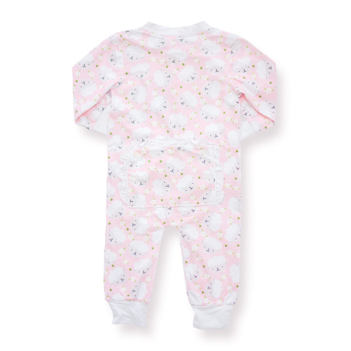 Counting Sheep Ruffle Footie