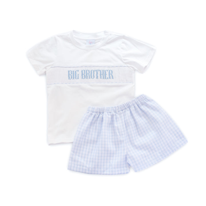 PRE-ORDER Big Brother Smocked Short Set