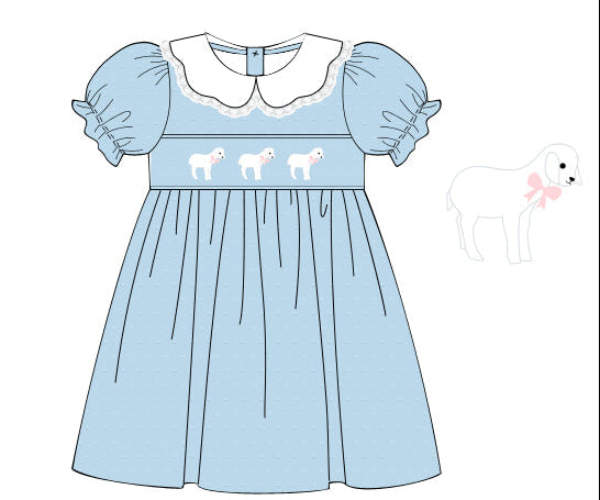 Blue Lamb Smocked Dress