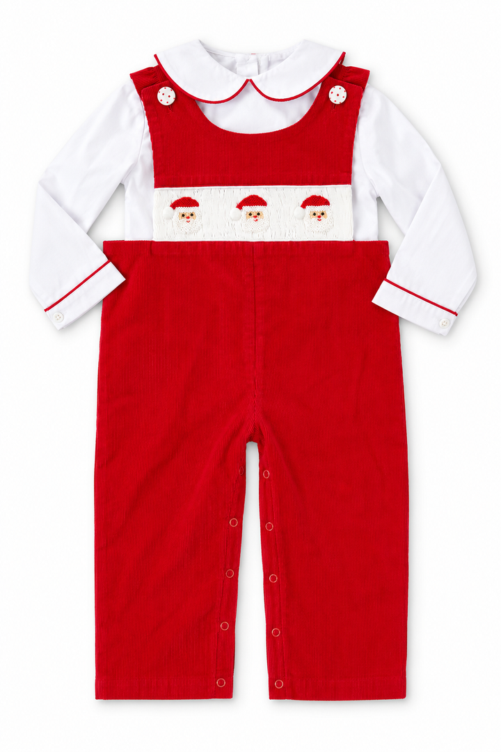 Saint Nick Polka Dot Longall Set