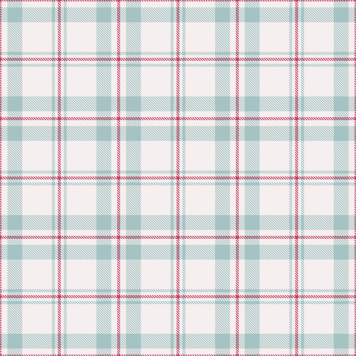 Girls Christmas Tartan Smocked Bubble