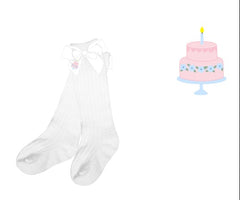 Pink Birthday Cake Socks