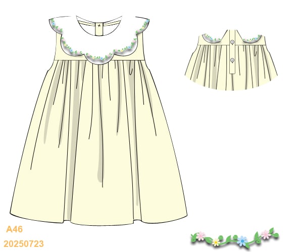 Marigold Smocked Dress