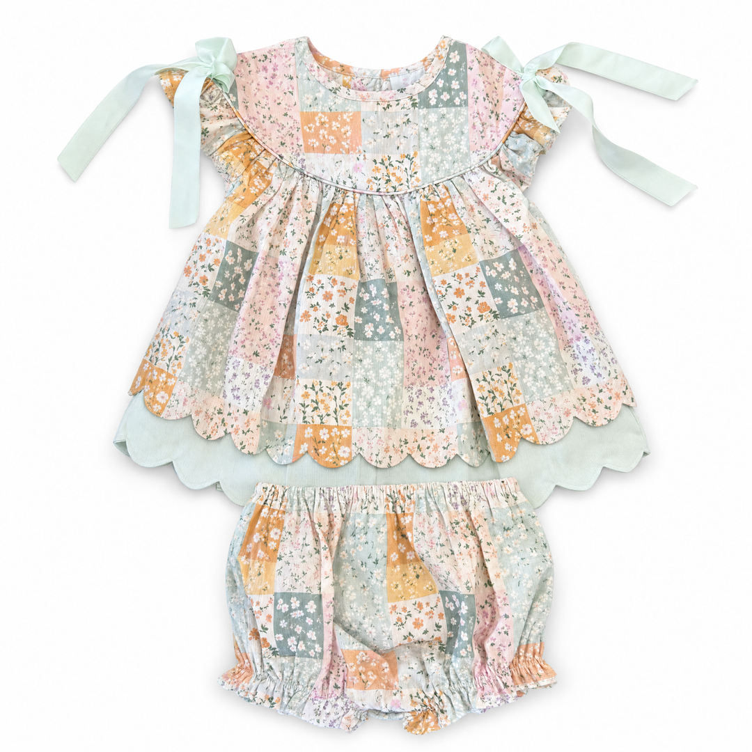 Willow Diaper Set in Sage Green