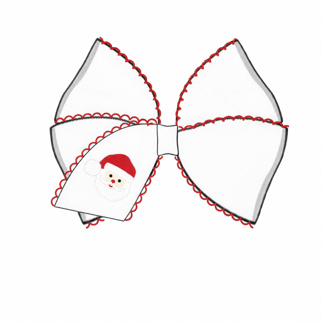 Santa Hair Bow