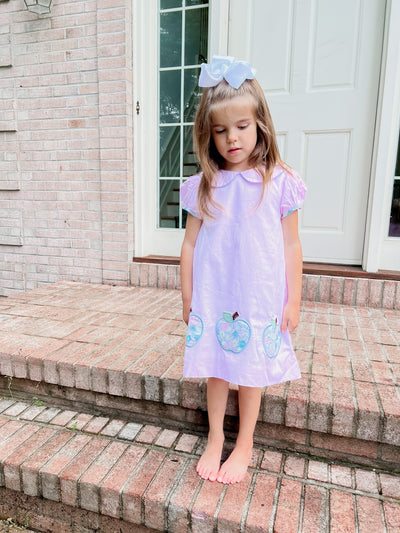 Emma Pink Gingham Apple Dress