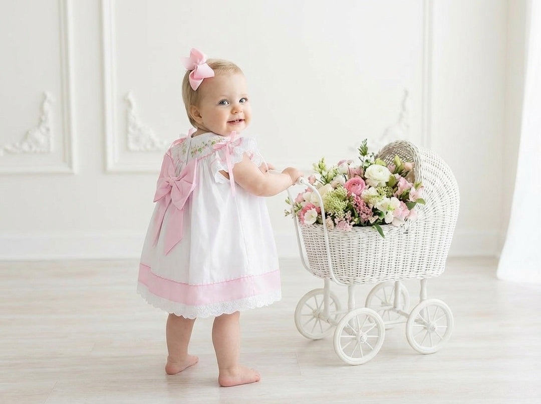 Bella Bow Strawberry Dress