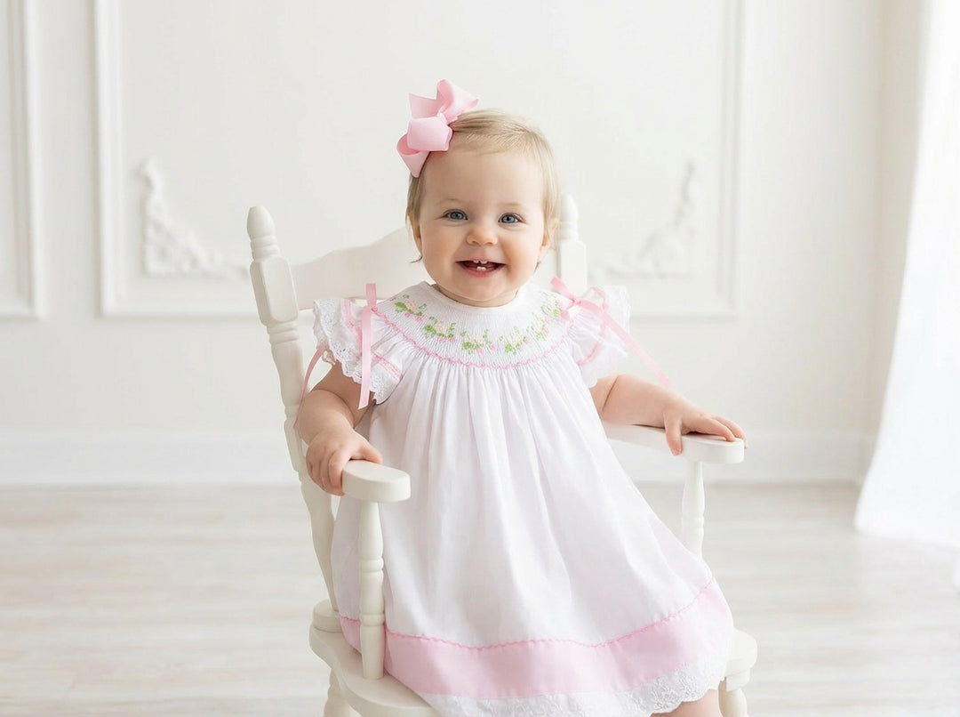 Bella Bow Strawberry Dress