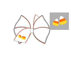 Candy Corn Bow