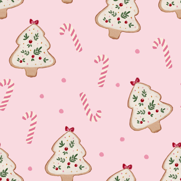 PRE-ORDER Girls Christmas Cookie Smocked Bubble