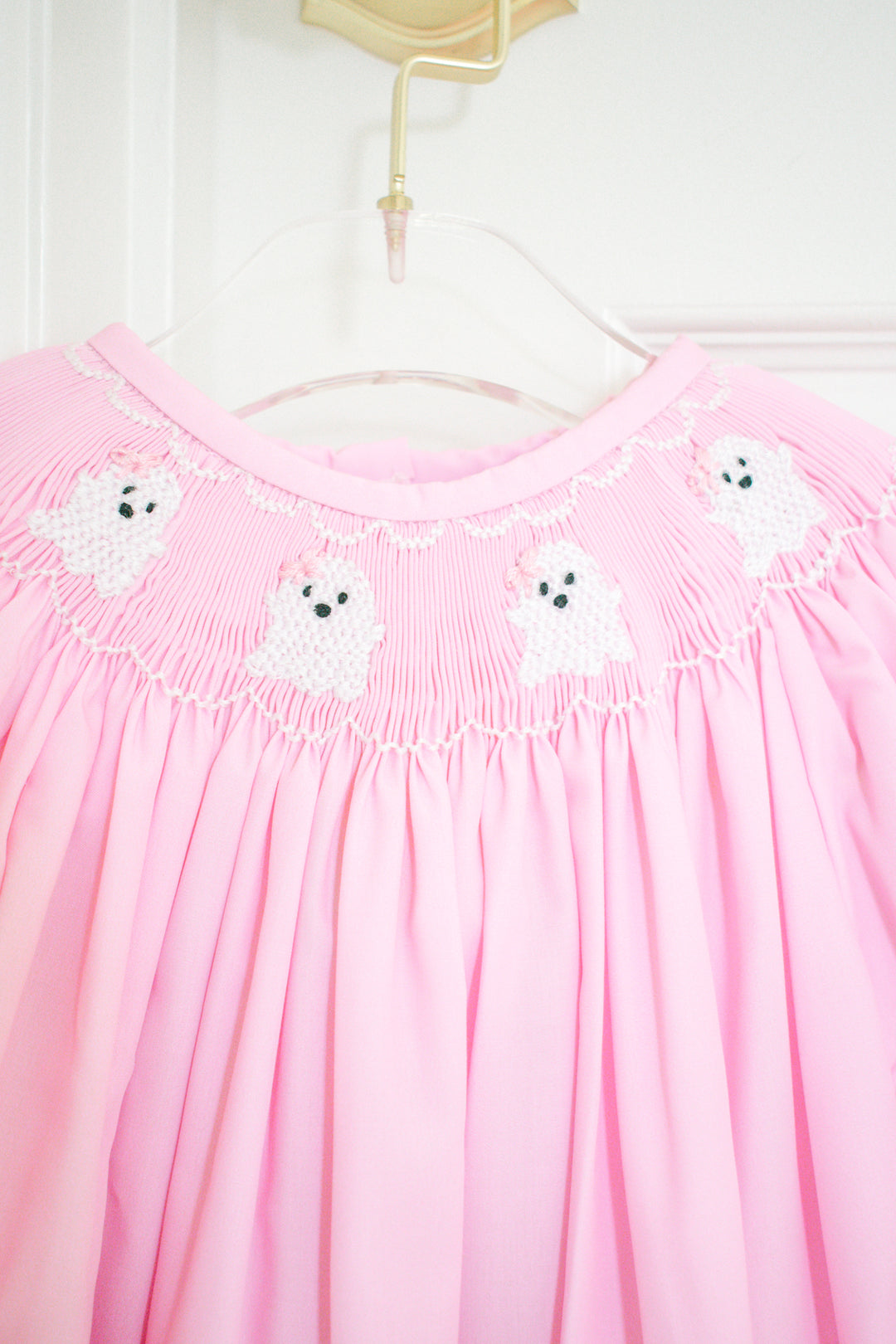 Pink Smocked Ghost Dress