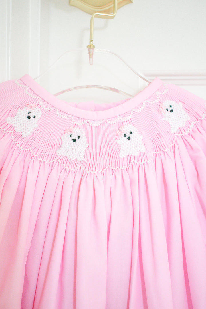 Pink Smocked Ghost Dress