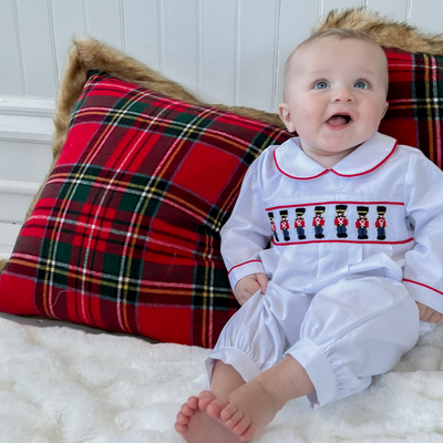 Nutcracker Smocked Boy Bubble