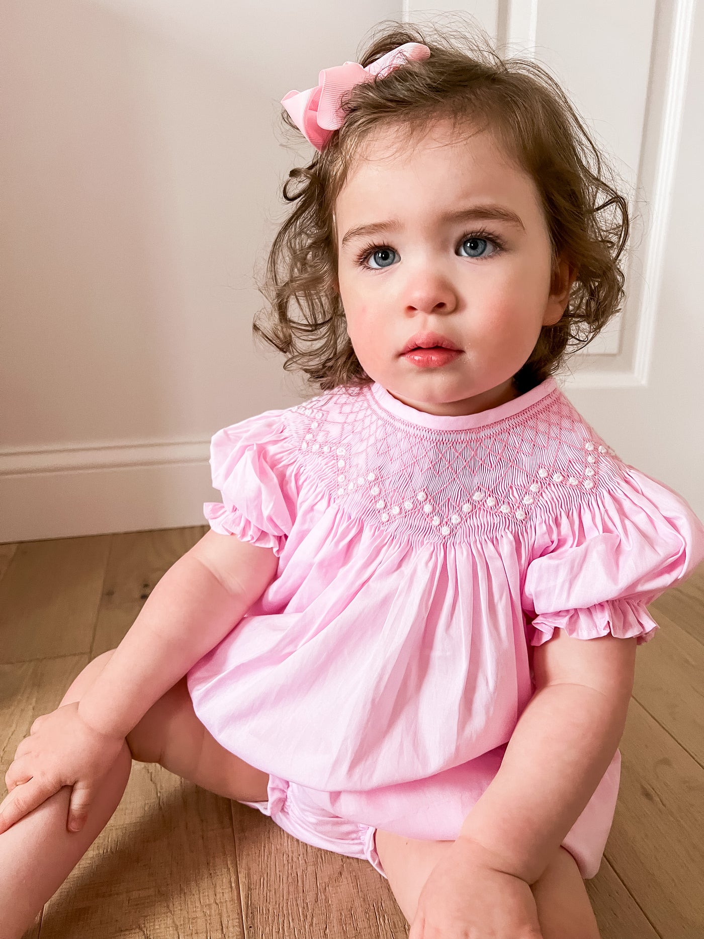 The Charlotte Smocked Diaper Set