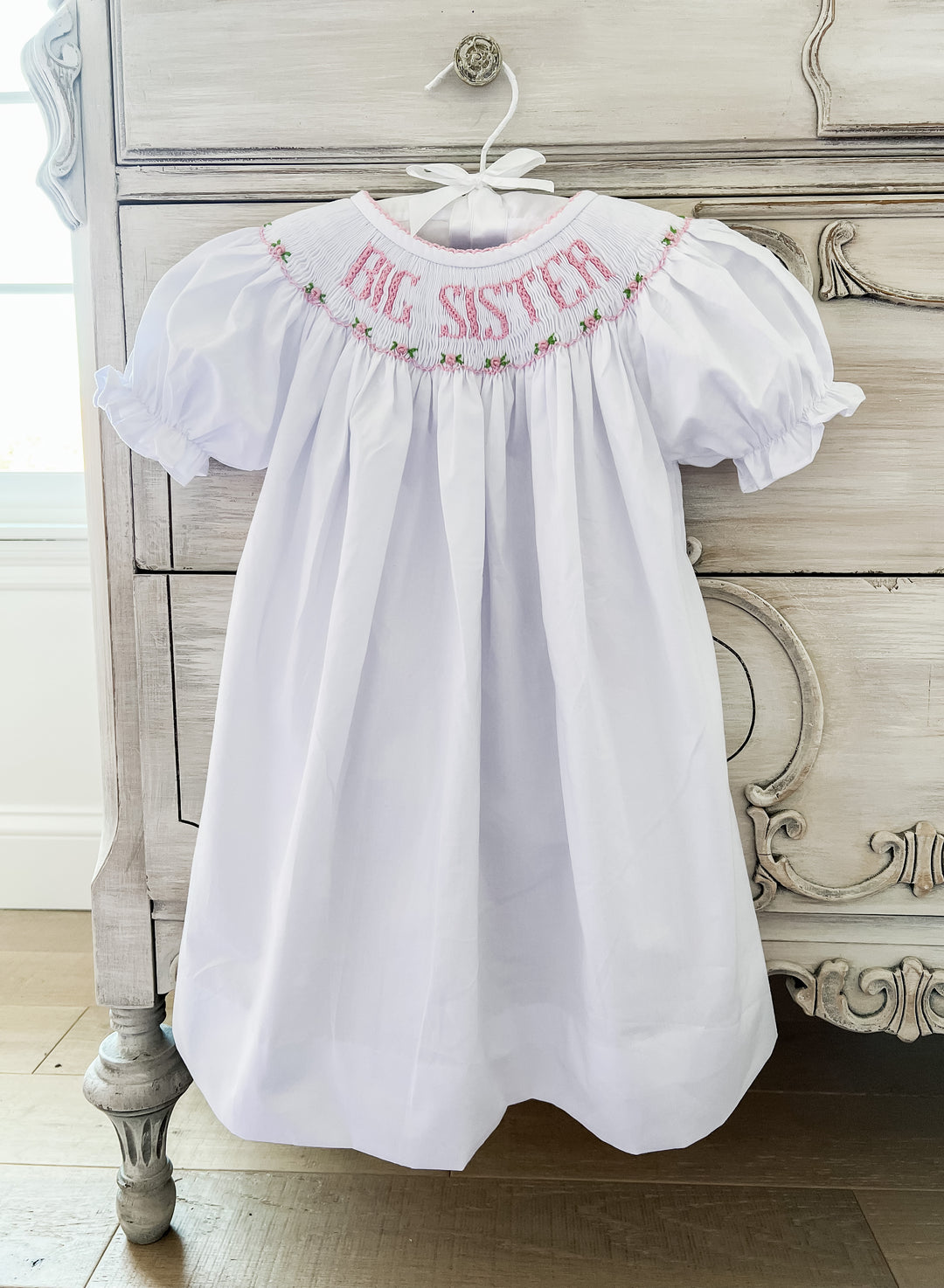 Big Sister Pink Smocked Dress Big Sister Pink Smocked Dress