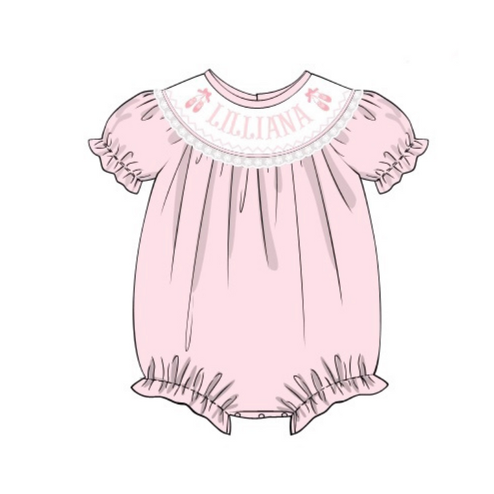 PRE-ORDER Hand Smocked Custom Ballet Bubble