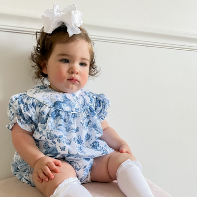 Easter Bunny Toile Bubble - March